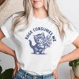 Rage Consumes Me Cat Kitten Flower Women T-shirt Gifts for Her