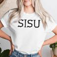 Sisu Finnish Finn Women's T-shirt Frauen Geschenke für Sie