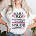 Women's 80 Years Old Grandma Mama 80Th Birthday Sayings Women T-shirt Frauen Geschenke für Sie