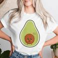 Women's Avocado Costume For Pregnant Mom To Be Mom Soon -Neck Green T-shirt Frauen Geschenke für Sie