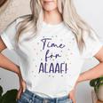 Women's Time For Alaaf Confetti In Heart Fancy Dress Carnival Outfit T-shirt Frauen Geschenke für Sie