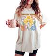 100 Days Of School Coquette Boho 100 Days Of School Teacher Women's Oversized Comfort T-shirt Ivory