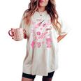 Birthday Girl Groovy Taylor First Name Personalized Heart Women's Oversized Comfort T-shirt Ivory