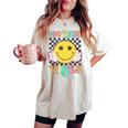 Cute 100 Days Vibes Smile Face 100 Days Of School Ns Girl Women's Oversized Comfort T-shirt Ivory