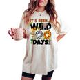 Its Been A Wild 100 Day Of School Animal Boys Girls Students Women's Oversized Comfort T-shirt Ivory
