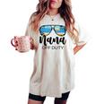 Nana Off Duty Sunglasses Palm Tree Beach Sunset Mother's Day Women's Oversized Comfort T-shirt Ivory