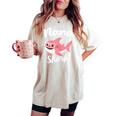 Nana Shark Mother's Day Grandma Women's Oversized Comfort T-shirt Ivory