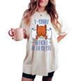 Officiel De La Sieste Humour Chat Drole Fille T-shirt oversize confortable pour femme Ivory