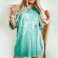 Gigi For Grandma Mother's Day Christmas Birthday Women's Oversized Comfort T-shirt Chalky Mint