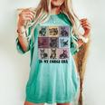 Retro In My Corgi Era Corgi Mom Dog Lover Women's Oversized Comfort T-shirt Chalky Mint