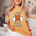 Officiel De La Sieste Humour Chat Drole Fille T-shirt oversize confortable pour femme Mustard