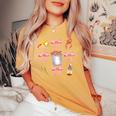Pink Bow Cute Coquette Crawfish Clean Girl Aesthetic Women's Oversized Comfort T-shirt Mustard