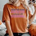 La Mejor Parte De Ser Abuelo Es Dormir Con La Abuela Camiseta extragrande cómoda para mujer Yam