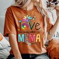 I Love Being Called Mema Daisy Flower Cute Mother's Day Women's Oversized Comfort T-shirt Yam