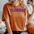 Vintage Florida Florida Retro Orange Women's Oversized Comfort T-shirt Yam
