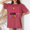 100 Days Smarter 100Th Days Of School Toddlers Girls Women's Oversized Comfort T-shirt Crimson
