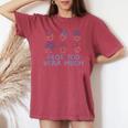 Aloeera Mucho Lindo Kawaii Divertido Cactus Camiseta extragrande cómoda para mujer Crimson