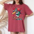 Boys Valentines Call Me Duck Hunting Kid Cute Cool Valentine Women's Oversized Comfort T-shirt Crimson