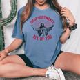 Disappointments All Of You Jesus Spread Hand Humor Christian Women's Oversized Comfort T-shirt Blue Jean