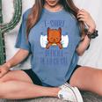 Officiel De La Sieste Humour Chat Drole Fille T-shirt oversize confortable pour femme Blue Jean