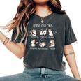 Amino Acid Cats Chemistry Cute Science Teacher Cat Lovers Women's Oversized Comfort T-Shirt Pepper