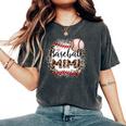 Baseball Mimi Bandana Leopard Fans Mother's Day Women's Oversized Comfort T-Shirt Pepper
