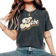 Bebe For Grandma Retro Vintage Mother's Day Bebe Women's Oversized Comfort T-Shirt Pepper