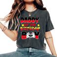 Dad And Mom Daddy Of The Birthday Boy Family Party Decor Women's Oversized Comfort T-Shirt Pepper
