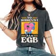 Diseño Divertido Yo Sobreviví A La Egb 80S En Español Cuello Camiseta extragrande cómoda para mujer Pepper