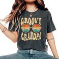 Groovy Grandpa Aesthetic Nostalgia 70'S Retro Grandpa Camiseta extragrande cómoda para mujer Pepper