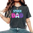 Groovy Spider Dad Matching Family Birthday Girl Party Women's Oversized Comfort T-Shirt Pepper