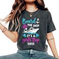 It's A Girls Trip 2025 Vacation Travel Girls Cruising 2025 Women's Oversized Comfort T-Shirt Pepper