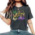 La Weezy Ana Mardi Gras Louisiana Fat Tuesday Men Women's Oversized Comfort T-Shirt Pepper
