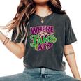 Where Them Vintage Fans At Black Girl For Girls Women's Oversized Comfort T-Shirt Pepper