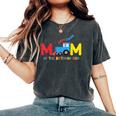Mom Of The Birthday Boy Choo Choo Train Family Matching Women's Oversized Comfort T-Shirt Pepper