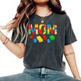 Mom Master Builder Building Blocks Bricks Mother's Day Women's Oversized Comfort T-Shirt Pepper