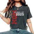 Mom Senior 2025 Mother Of A Class Of 2025 Graduate Women's Oversized Comfort T-Shirt Pepper