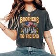 Motorcycle Military Veteran Biker Brotherhood Women's Oversized Comfort Colors T-Shirt Pepper