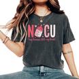 Nicu Nurse Tiny Humans Stole My Heart Valentine's Day Women's Oversized Comfort T-Shirt Pepper