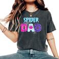 Parents Mom Spider Dad Matching Family Birthday Women's Oversized Comfort T-Shirt Pepper