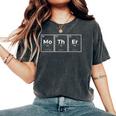 Periodic Table Science Birthday Mom Women's Oversized Comfort T-Shirt Pepper