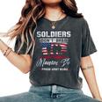 Proud Army Mama Mother Women's Oversized Comfort T-Shirt Pepper