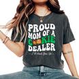 Proud Mom Of A Cookie Dealer Scout Troop Scouting Girls Women's Oversized Comfort T-Shirt Pepper