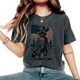 Raccoon Cowboy Oversized Women's Tee - Western Vintage Style Pepper