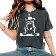 Raccoon Cowboy Western T-Shirt - Comfort Colors - Adults & Kids Pepper