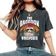 Raccoon Lover T-Shirt - Vintage Retro Women's Oversized Tee Pepper