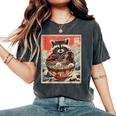 Raccoon Ramen Women's Tee - Anime-Inspired Oversized Comfort Pepper
