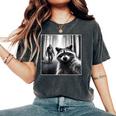 Raccoon & Sasquatch Selfie Women's Comfort Tee - Fun Wilderness Style Pepper
