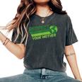 Respect Your Mother Awesome Earth Day Globe Graphic Women's Oversized Comfort T-Shirt Pepper