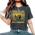 Retro Funny Raccoon Women's Oversized T-Shirt | Comfort & Attitude Pepper